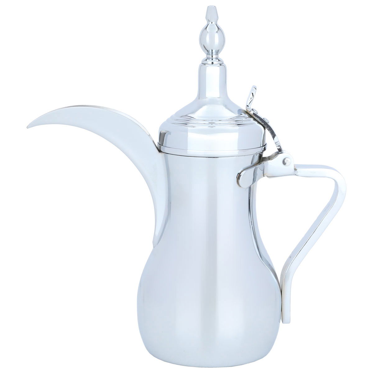 Al Saif Gallery Sulaiman Steel Dallah, 0.18 litre - Silver product image