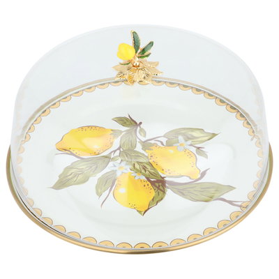 Al Saif Gallery steel serving stand, 30 cm, round, base - multi-colored product image 2