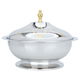 Gozi Alsaif Gallery Steel Presentation, 40 cm, Round Lid, Base - Silver product image 1