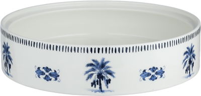 تمرية بغطاء بورسلان السيف غاليري، 25x25x5.8 سم، غطاء اكرليك، دائري - أبيض أزرق product image 2