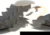 Al Saif Gallery Porcelain Coffee Cups Saucer Set, 12 Pieces, 100 Ml - Gray product image 2
