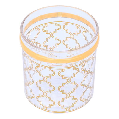 علبة بلاستيك السيف غاليري، 950مل، دائري - ذهبي product image 4