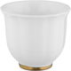 Al Saif Gallery porcelain Arabic coffee cups set, gilded base, 12 pieces - white product image 2