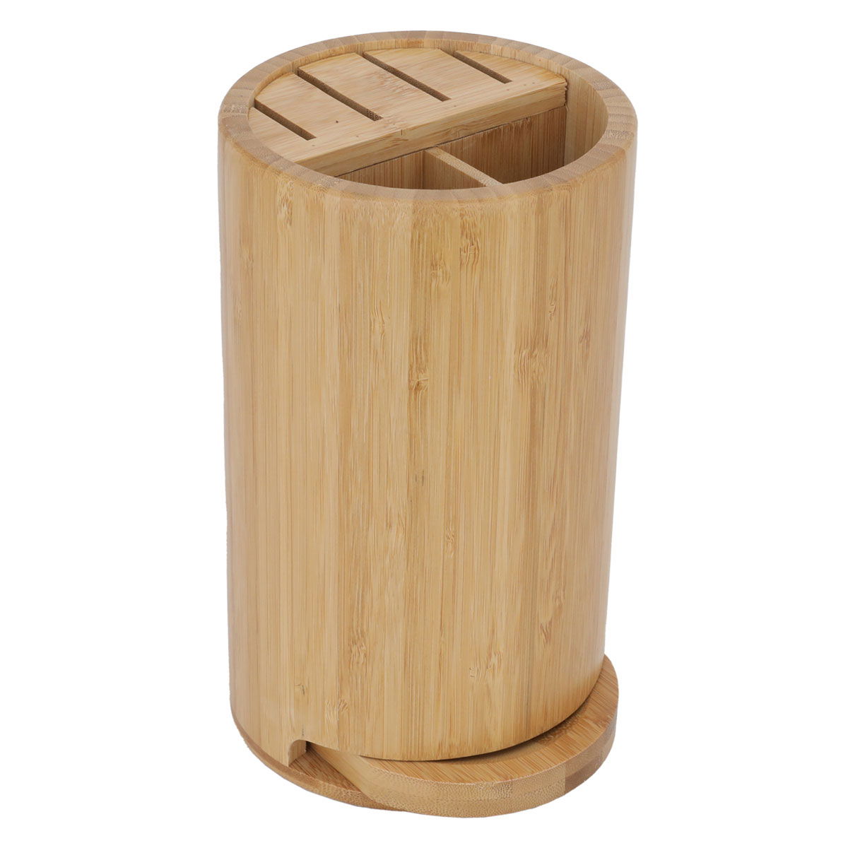 Al Saif Gallery Bamboo Wooden Spoon Stand, 14X14X24.7 Cm - Brown product image