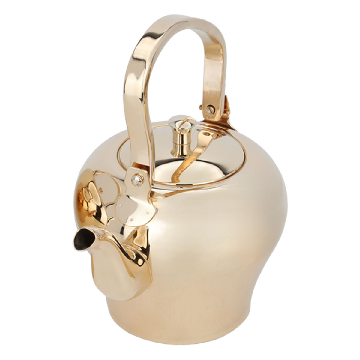 Al Saif Gallery Sulaiman Steel Teapot Set, 3 Pieces - Gold product image 3