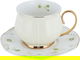 Al Saif Gallery Porcelain Coffee Cup Set, 12 Pieces - Light Beige product image 2