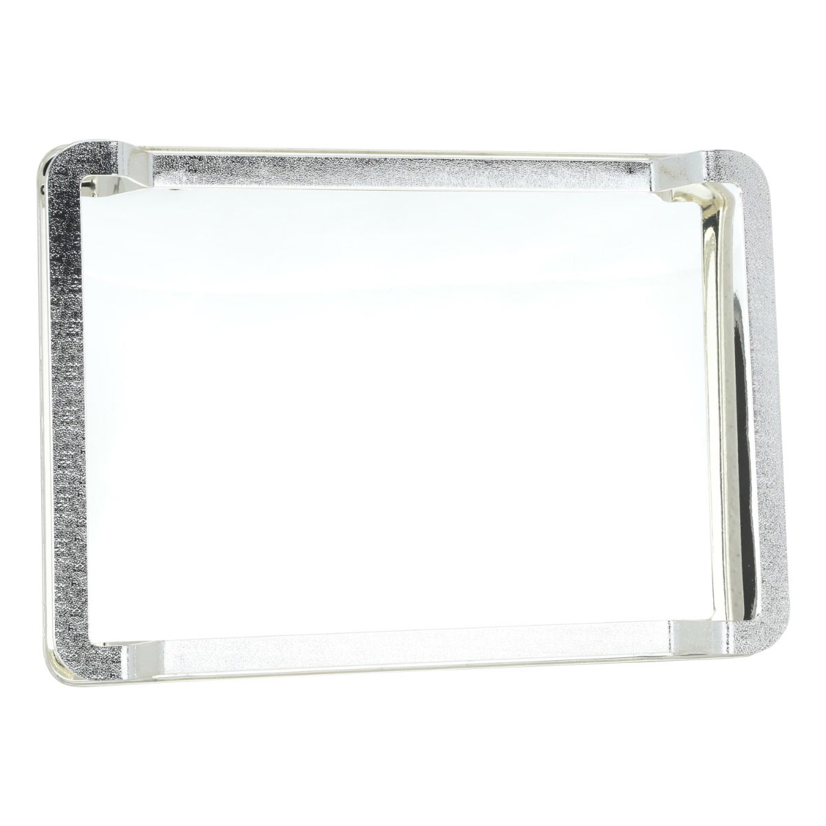 طوفرية استيل السيف غاليري، 32.5×23.5×3.3 سم، مستطيل، بيد، صغير - فضي product image 1