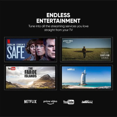 تلفزيون سمارت بدون اطار دانسات، 75 بوصة، 4K UHD، شاشة LED، نظام ويب اوس، ريموت ماجيك، حامل جداري، ريسيفر داخلي، DTD7522UWS - اسود product image 8