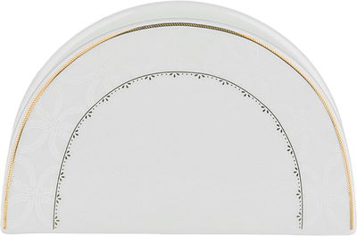 طقم تقديم سفرة بورسلان السيف غاليري، 86 قطعة - أبيض ذهبي product image 5