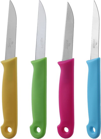 طقم سكاكين ستاينلس استيل إكسلنت هاوس وير، 16 سم، 4 قطع - متعدد الألوان product image 1