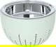 Al Saif Gallery steel food warmer, 3 litres, 32 x 44 cm - golden green product image 1