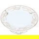 Al Saif Gallery porcelain dessert stand, 12 x 12 x 4 cm, circular, distinctive gold-white pattern product image 2