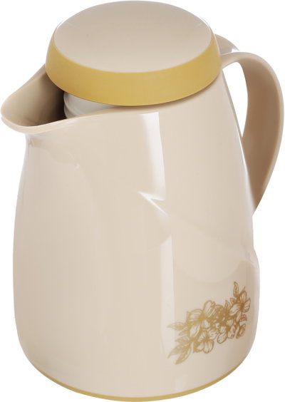 Helios thermos, 0.3 liters, thermal glass inner container, plastic outer shell - beige product image 3