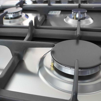 موقد غاز سطحي أريستون، 6 عيون، استيل، 90 سم، AM96T0GMIXSA - فضي product image 4