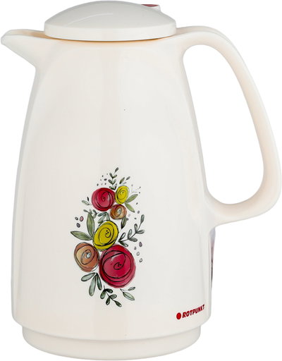 Rootpunkt 225 Plastic Thermos, 0.5 Liter, Glass Inner Container, Self-Service - Creamy product image 2