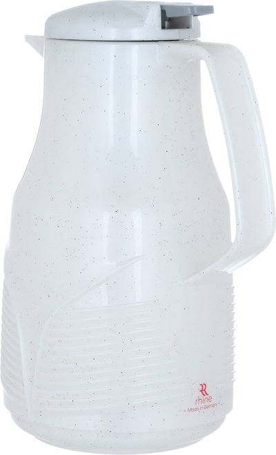 ترمس الراين، 1 لتر، ضغاط، حافظة داخلية زجاج حراري - ابيض product image 4