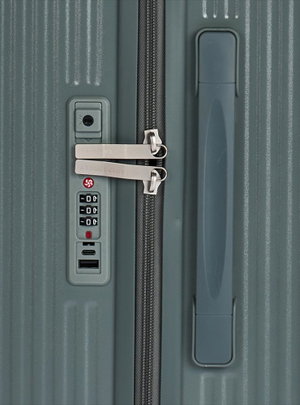 شنطة سفر بولي كربونات ليمرا، 20 بوصة، 4 عجلات، حركة بزاوية 360 درجة، PC1217-2 - تركواز product image 2