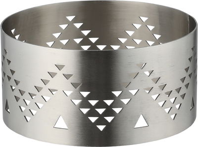 Al Saif Gallery Date tray with stainless steel lid, 15x15x16 cm, round, base - matte silver product image 3