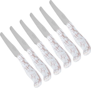 Al Saif Gallery steel knife set, 4.5 inches, 6 pieces - white product image 2