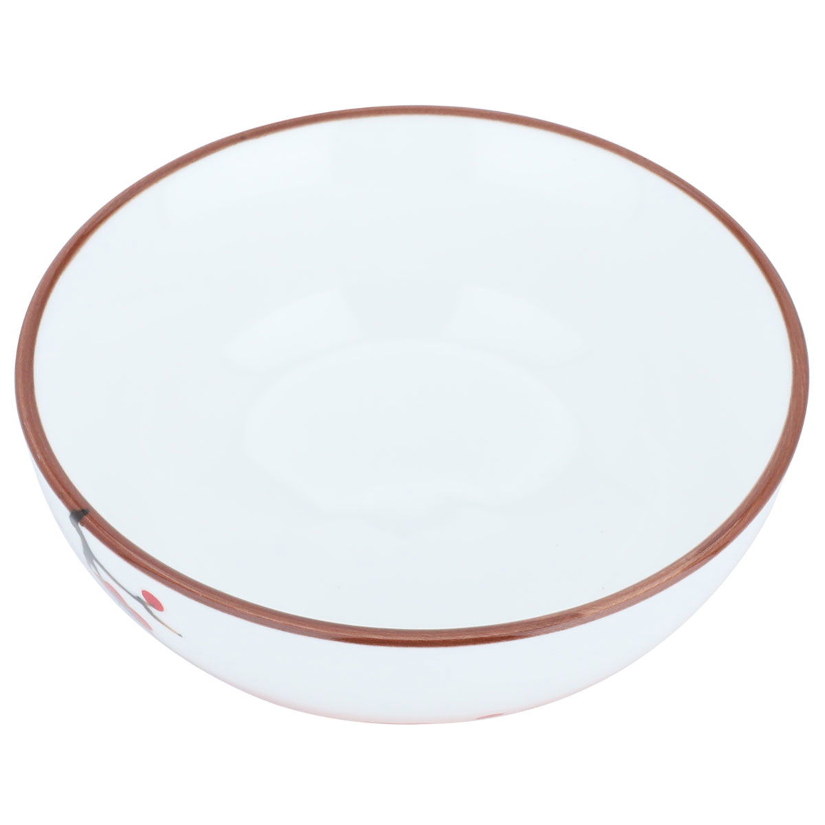 Al Saif Gallery Porcelain Bowl, 4.25 inches, plum blossom pattern - white product image 1
