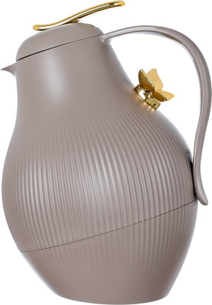 Al Saif Gallery Dora thermos, 1.5 liters, thermal glass inner container, plastic outer shell - light brown product image 2