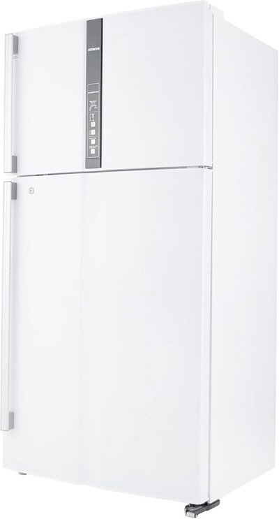 ثلاجة نوفروست هيتاشي، 600 لتر، انفرتر، فريزر علوي، R-V805PS1KVTWH(ME) - ابيض product image 4