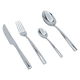 Al Saif Gallery steel spoon set, 24 pieces - silver product image 1