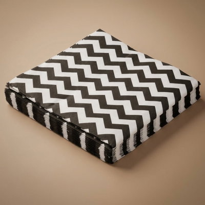 مناديل سفرة ورق السيف غاليري، نقش مربعات - أبيض product image 1