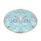 Al Saif Gallery porcelain plate, 30 cm, engraved - blue product image 1
