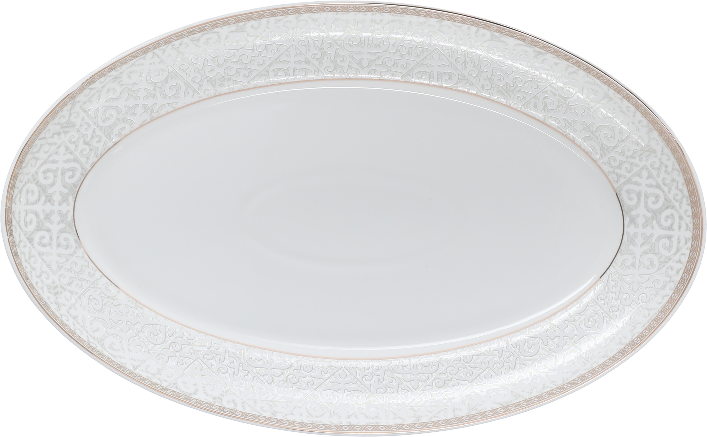 Victoria Al Saif Gallery porcelain dining set, 65 pieces, golden-white pattern product image 19