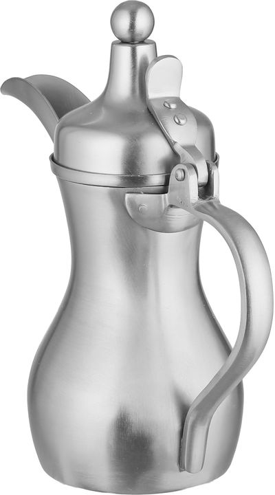 طقم ضيافة ستانلس ستيل السيف غاليري، تمرية، ستاند فناجين ودلة قهوة بقاعدة، كرة ذهبي - فضي product image 4