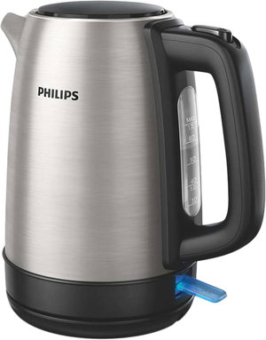 غلاية كهربائية فيليبس دايلي كولكشن، 2200 واط، 1.7 لتر،Hd9350/92 - فضي اسود product image