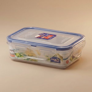 علبة تخزين طعام بلاستيك لوك اند لوك، 15,1 x 10,8 x 4,5 سم، غطاء - شفاف ازرق product image