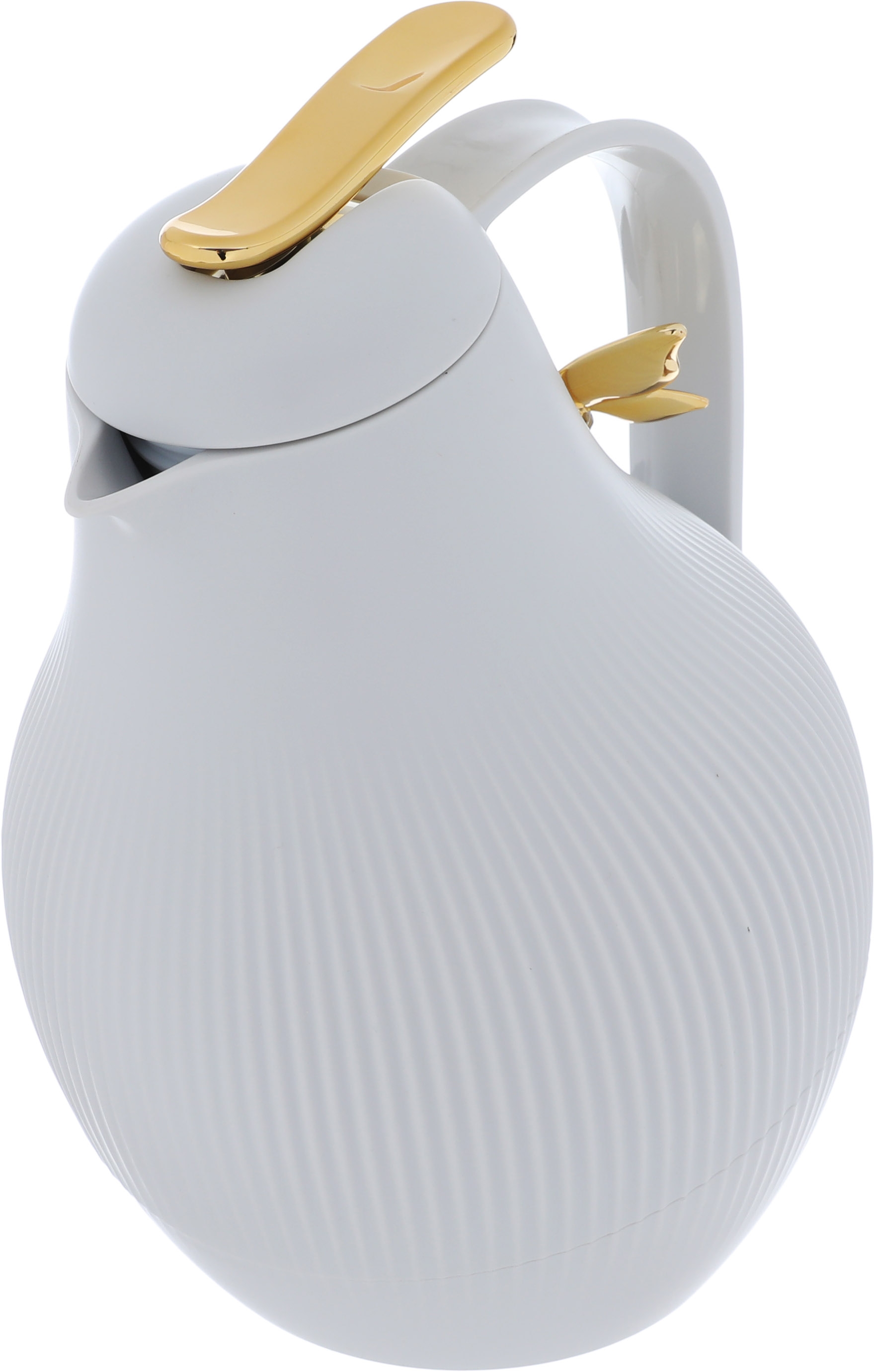 Al Saif Gallery Dora thermos, 1 liter, thermal glass inner container, plastic outer shell - light gray product image 2