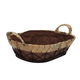 سلة تقديم خوص السيف غاليري، 30×24×8 سم، مربع - بني product image 1