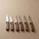 Al Saif Gallery Steel Knife Set, 6 Pieces - Brown product image 1