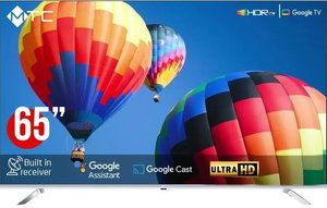 تلفزيون سمارت بدون اطار ام تي سي، 65 بوصة، UHD، شاشة DLED، نظام جوجل، ريسيفر داخلي، MT65UH600GO-UHD - اسود product image 2