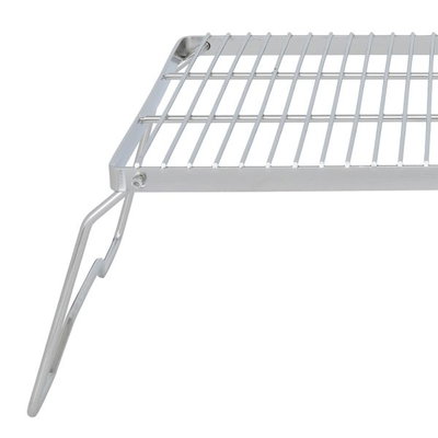 شبكة شواء بستاند استيل برق الحيا، 44×32×16 سم - فضي product image 3