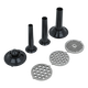فرامة لحم السيف، 3000 واط، 3 قياسات - رمادي product image 2