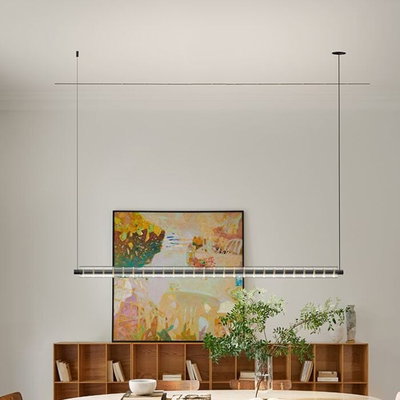Norco Modern Aluminum Glass Chandelier, 18W, 3000K - Black product image 4