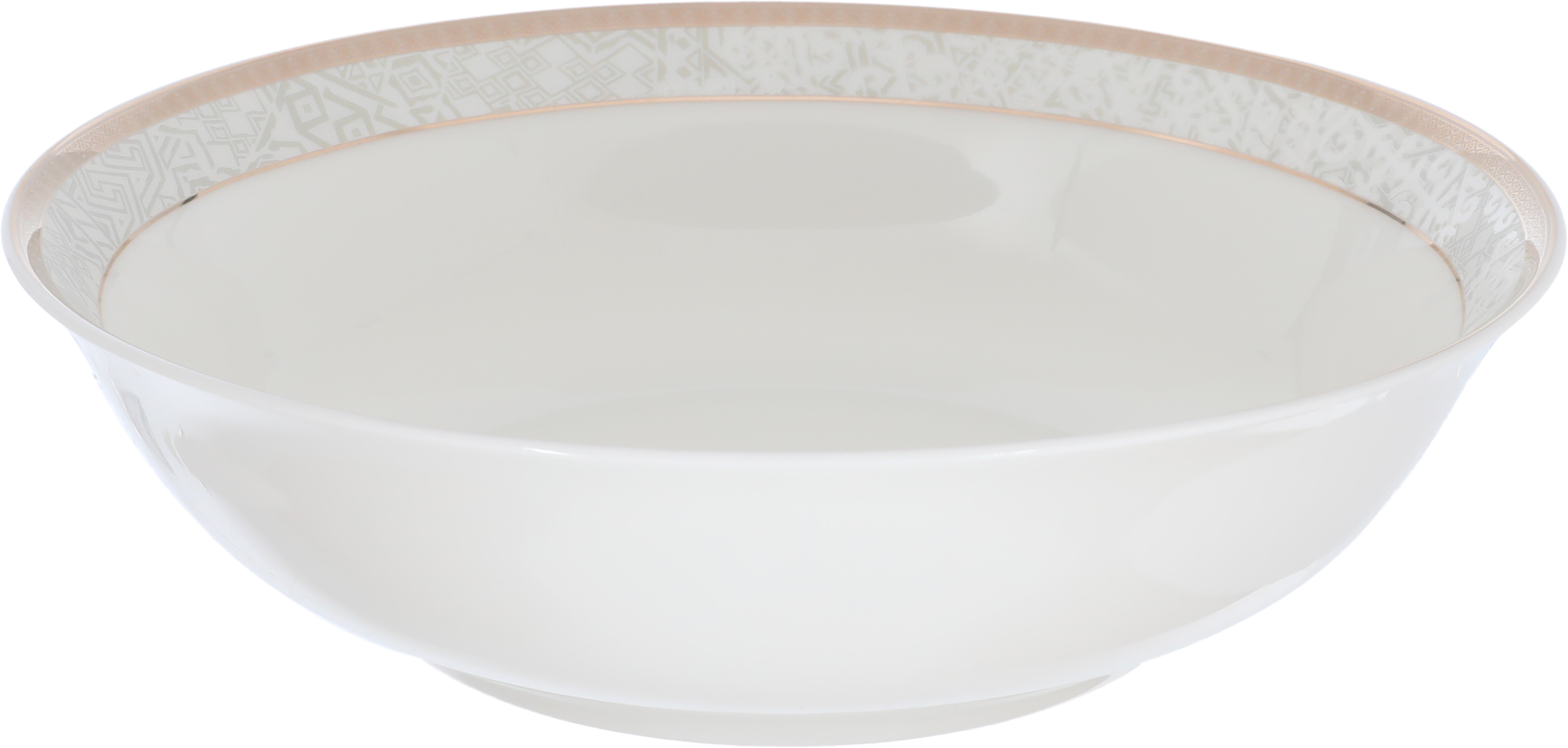 Victoria Al Saif Gallery porcelain dining set, 65 pieces, golden-white pattern product image 11