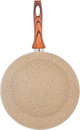 طقم قدور جرانيت بغطاء زجاج فالز، 9 قطع، يد خشبي - بني فاتح product image 7