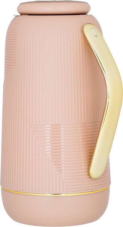 Glory Rawaa Thermos, 1 liter, thermal glass inner container, plastic outer shell - dark beige product image 3