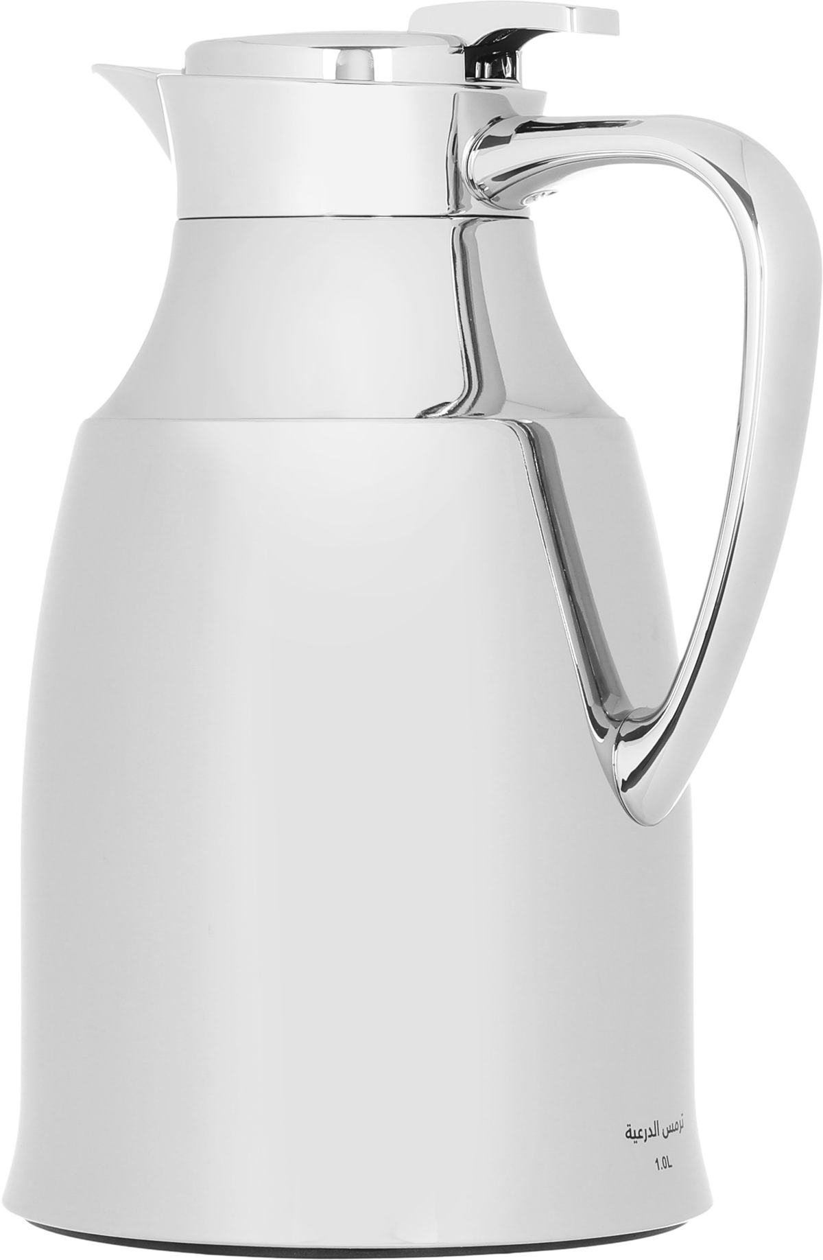 Al Saif Gallery Diriyah Thermos, 1 liter, thermal glass inner container, steel outer shell - silver product image 4