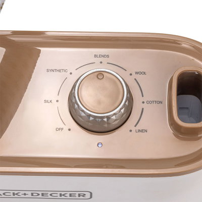 كاوية بخار عمودية بلاك اند ديكر، 2400 واط، 1.5 لتر، GST2400-B5 - ابيض ذهبي product image 5
