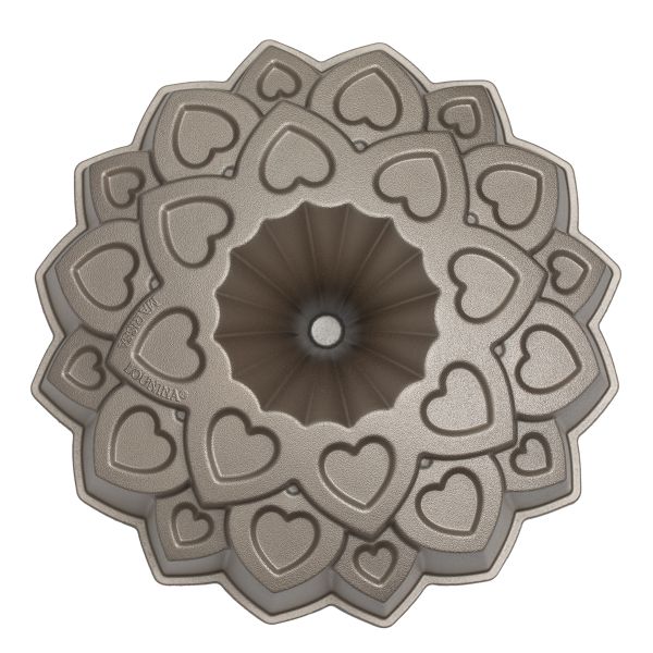 Rocky Aluminum Cake Mold, 24x24x7 cm - Dark Gold product image 3