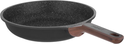 Robust Granite and Aluminum Cookware Set with Glass Lid, 9 Pieces - Black product image 3