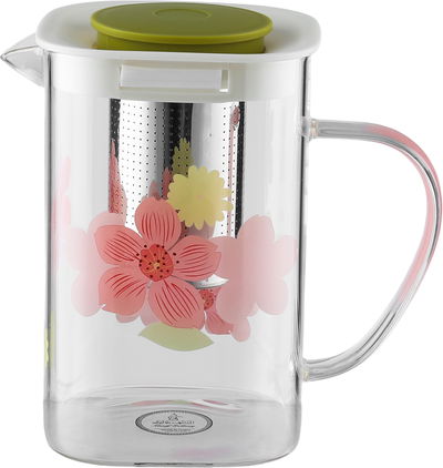 طقم جاك مع اكواب زجاج السيف غاليري، 5 قطع - شفاف وردي product image 7