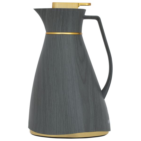 Glory thermos, 1 liter, thermal glass inner container, plastic outer shell - gray product image