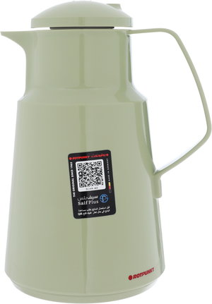 Rotpont thermos, 1 liter, glass inner container, plastic outer shell - olive green product image 2